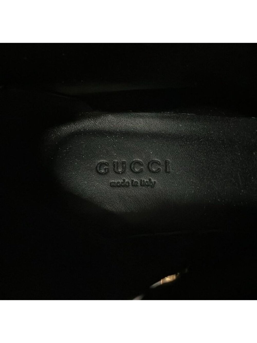 Gucci Long Boots 36 Black Logo Leather - Picture 6 of 9